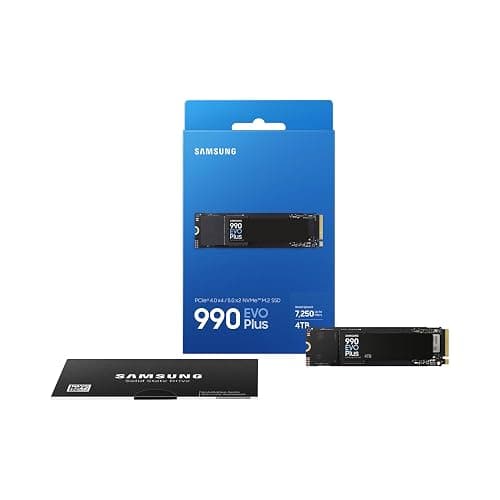 Samsung 990 EVO Plus SSD 4TB, PCIe Gen 4x4 | Gen 5x2 M.2, Speeds Up-to 7,250 MB/s, Upgrade Storage for PC/Laptops, HMB Technology and Intelligent Turbowrite 2.0, (MZ-V9S4T0B/AM) thumbnail 3