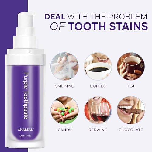 Teeth Whitening Purple Toothpaste- Toothpaste Whitening, Teeth Whitening Toothpaste, Purple Toothpaste Teeth Whitening, Tooth Whitening, Teeth Whitening Gel 30ml thumbnail 6