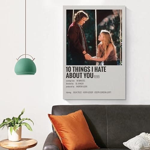 ENYPOLIS 10 Things I Hate About You Posters & Prints on Canvas Wall Art Poster for Room Decor Unframe 12x18inch(30x45cm) - 10 Things I Hate About You thumbnail 5