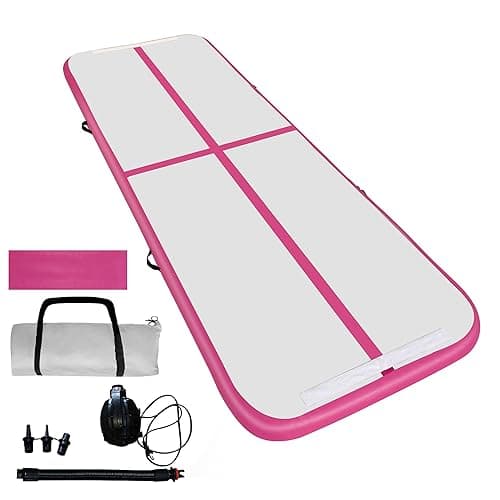 Howsvn Air Mat Tumble Track - Pink - 10ft*3.3ft*4in