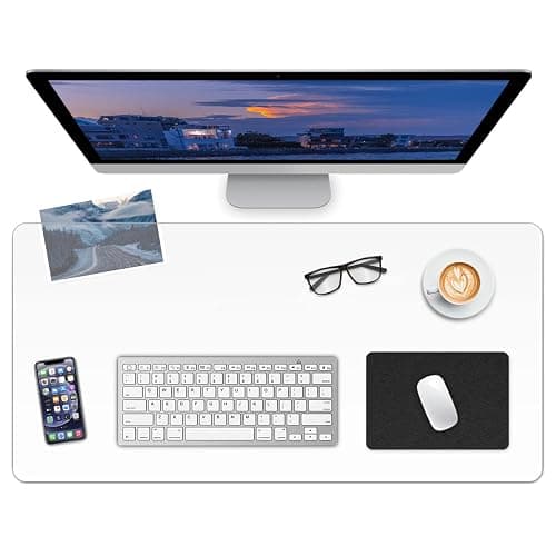 LBJFYHJN Clear Desk Mat, Non-Slip PVC Desk Protector Mat with Round Edge, Heat Resistant & Waterproof Clear Desk Writing Mat for Home and Office (27.6"*13.8") thumbnail 2