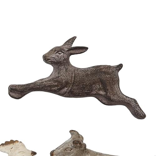 Creative Co-Op Pewter Card (Set of 5 Styles) Animal Magnets, Multicolored, 5 Count (DF1306) thumbnail 7