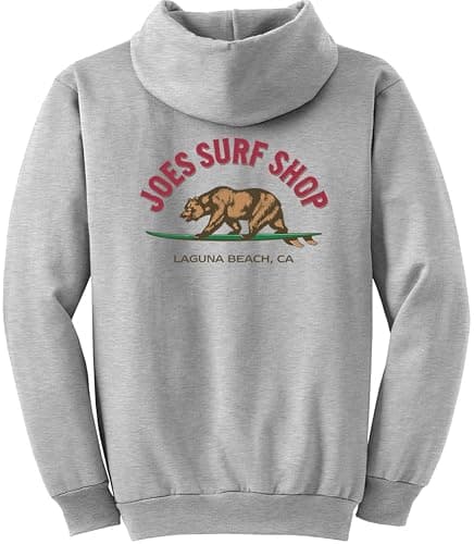 JOES SURF SHOP Men's Graphic Pullover Hoodies in Sizes S-5XL - Image 1