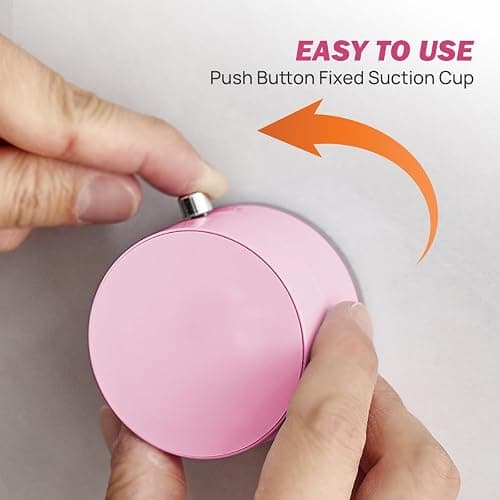 JOYTUTUS Shower Phone Holder, Reusable Suction Cup Phone Mount for Shower, Mirror, Kitchen, Window & Bathroom, Shower Phone Mount Compatible with iPhone 17, 16, 15, 14, 13 & All Phones,Pink,1 Pack thumbnail 4