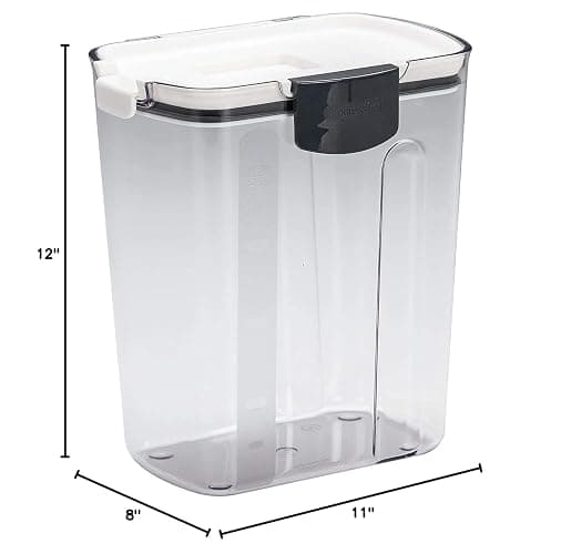 Progressive ProKeeper Baker's Airtight Kitchen Storage Canister Container Set for Flour, Sugar & More, Keeps Ingredients Fresh, with Accessories (Multicolor, 6- Piece) thumbnail 3
