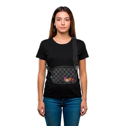 Five Nights at Freddy’s Checkered Belt Bag with Character Icons and Adjustable Strap thumbnail 7