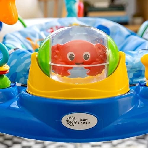 Baby Einstein Neptune's Ocean Discovery Activity Jumper, Ages 6 months +, Max weight 25 lbs., Unisex - Neptune's Ocean thumbnail 13