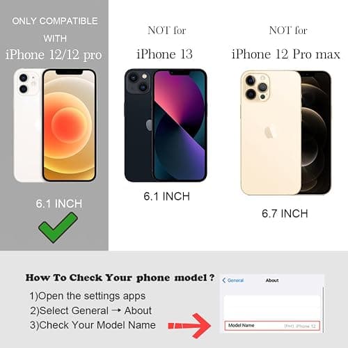 UEEBAI Magnetic for iPhone 12 Case & iPhone 12 Pro Case, Bow Case Compatible with MagSafe, Wireless Slim Clear Ribbon Phone Case Anti-Yellowing Shockproof Protective Cover for Women Girl - Baby Blue thumbnail 7