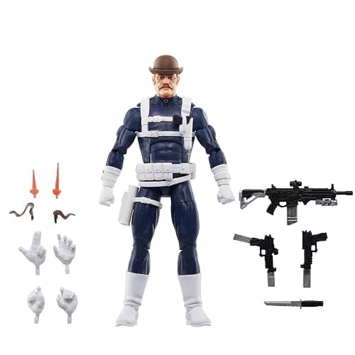 Marvel Legends Series S.H.I.E.L.D. Nick Fury Jr., Sharon Carter, and Dum Dum Dugan Action Figures thumbnail 5