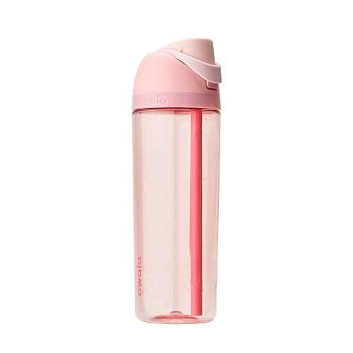 Owala FreeSip Tritan Water Bottle 25 oz Rose Quartz - Image 1