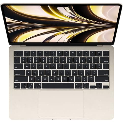 Apple 2022 MacBook Air Laptop with M2 chip (13.6-inch, 8GB RAM, 256GB SSD Storage) Starlight (Renewed) thumbnail 2