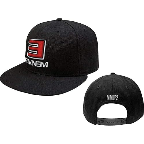 Eminem Men's MMLP2 Snapback Baseball Cap Adjustable Black - Image 1