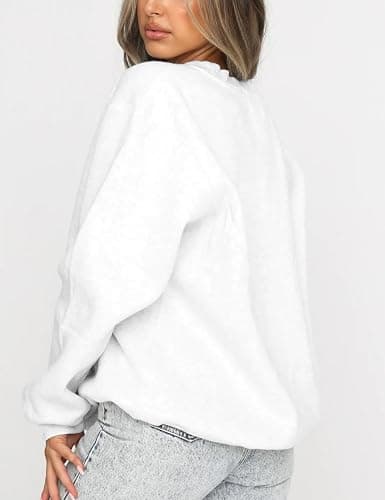 Orchidays Women's Casual Crewneck Sweatshirt Long Sleeve Loose Fitting Pullovers Fall Tops thumbnail 4