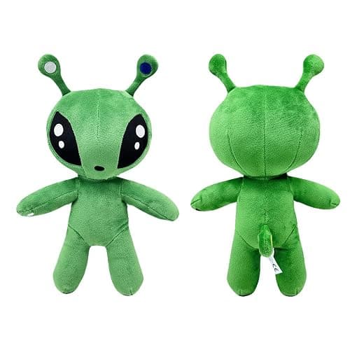 OSOCU 13.5in Adorable Green Alien Plush Toy | Ultra-Soft Stuffed Figure | Great for Home & Room Decoration | Ideal Birthday/Halloween for All Genders | a Must-Have for Sci-Fi Lovers thumbnail 7