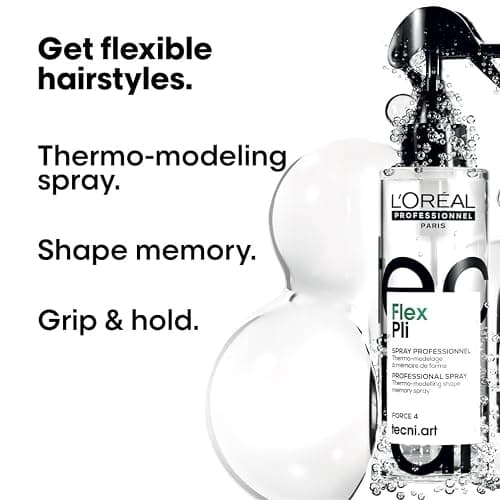 L'Oréal Professionnel Tecni.ART Flex Pli Hair Styling Spray, Thermo Modelling, Volumising, 190ml thumbnail 3