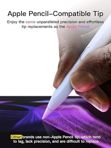Pencil for iPad (2018-2025), USB-C Fast Charging Stylus Pen, Pixel-Perfect Tilt Sensitivity for Apple iPad 11/10/9/8/7/6/A16, ipad Mini 7/6/5, Air M3/2 11"/13"/5/4/3, i-Pad Pro M5/4 13"/12.9″/11″ Blue thumbnail 3