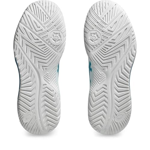 ASICS Women's Gel-Dedicate 8 Tennis Shoes - 8 - White/Teal Blue thumbnail 7