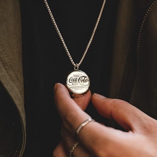 ANNI.SOUL 925 Sterling Silver Vintage Necklace,Fashion silver men's necklace, hip hop street retro silver chain thumbnail 5