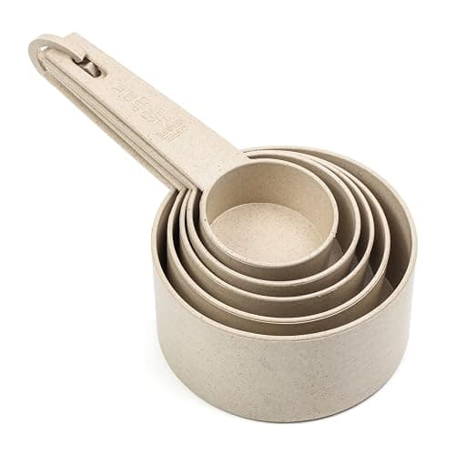 Beille Cream Wheat Straw Measuring Cups Spoons Set Cooking Baking Tools 10pc thumbnail 9
