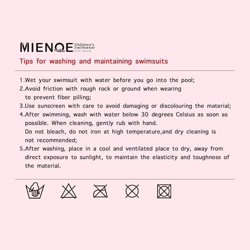 MIENOE Teen Girls Two-Piece Bikini Swimsuits | Removable Chest Pad Nylon Swimwear Kids Size 6-17 Years thumbnail 6