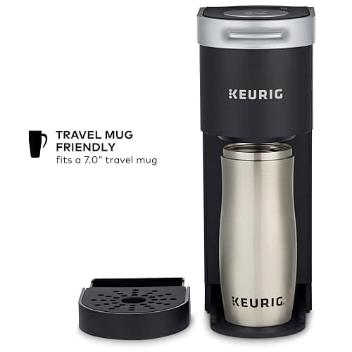 Keurig K-Mini Single Serve K-Cup Pod Coffee Maker, 6 to 12oz Brew size, with Cord Storage, Perfect for Small Spaces, Black thumbnail 8