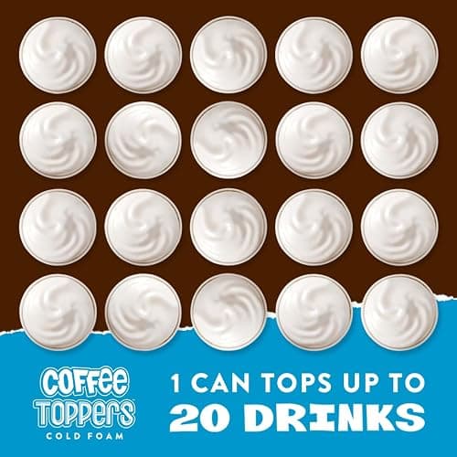 Coffee Toppers Cold Foam Vanilla 15 Ounce (Pack of 3), Be Your Own Barista, Kosher thumbnail 5