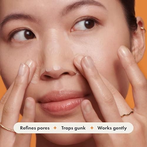 Mighty Patch Nose Pimple Patches from Hero Cosmetics, Large Hydrocolloid Pore Strips, Dermatologist Approved, Overnight, Pimple Stickers to Absorb Acne Nose Gunk, 10 Count thumbnail 3