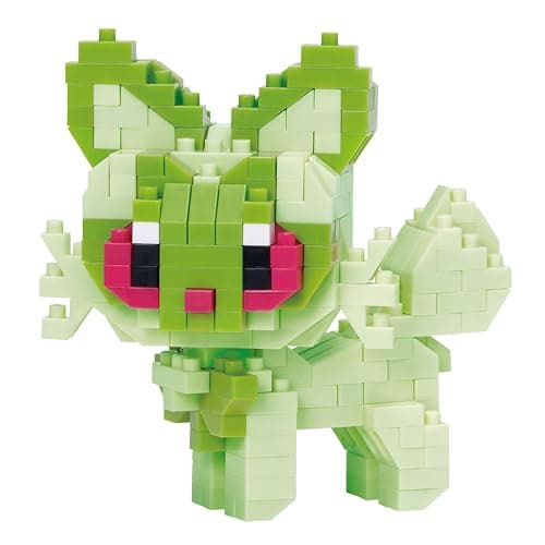 nanoblock Bandai Sprigatito Pokemon Model, Building Blocks Puzzles For Adults And Kids, Plastic Model Kits With Mini Bricks Make Great Pokemon Gifts For Boys Girls And Adults Age 12+ thumbnail 4