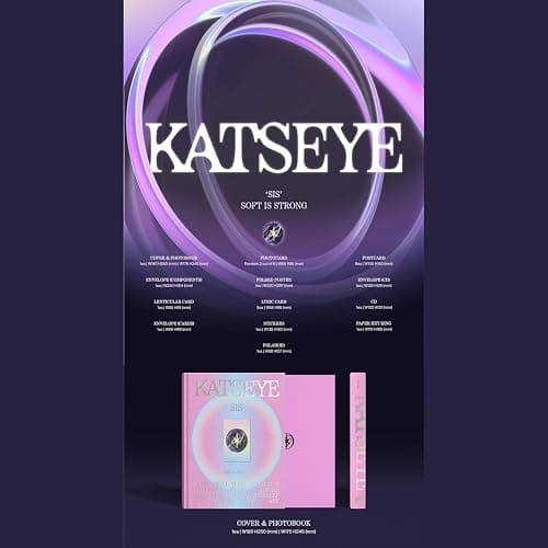 KATSEYE - EP SIS SOFT Ver. PINK Cover + Photocard + Photobook + Folded Poster thumbnail 2