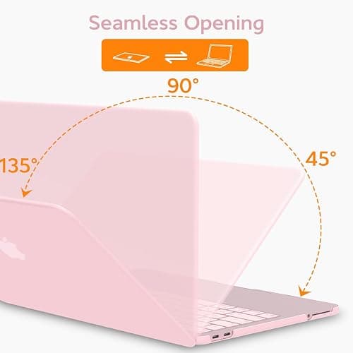 B BELK for MacBook Neo Case 13 inch 2026 Release Model A3404 with A18 Pro Chip, Slim Matte Hard Shell Case with Keyboard Cover & Screen Protector, Precision Fit Protective Laptop Cover, Rose Quartz thumbnail 3