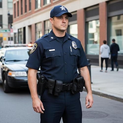 abcGoodefg Police Security Duty Belts Correctional Officers Ultility Cop Costume Belt Law Enforcement for Women Men Hunting thumbnail 5
