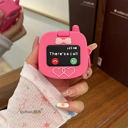 Cute Case for AirPods 3 Case Cover 2021 with Cleaner kit, Airpods 3 Cases Women Anti-Drop Silicone iPods 3 Earbuds Accessorie Charging Cases Girl Keychain for Airpods 3rd Generation (Pink) thumbnail 4