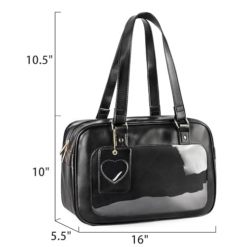 STEAMEDBUN Ita Bag Japanese School Bag with Insert Tote Shoulder Anime Purse for Cosplay thumbnail 3