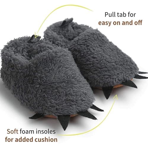 CoKate Baby Boys Girls Soft Plush Slippers Animal Boots Toddler Infant Crib Shoes Winter House Shoes thumbnail 4