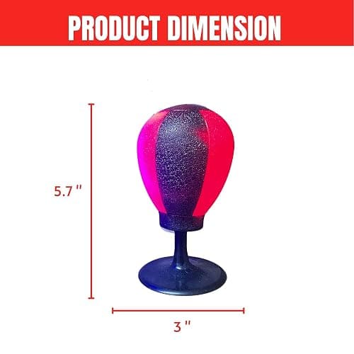 Light-Up Desk Punching Ball – 5.7" x 3" Mini Stress Relief Boxing Toy with Suction Base – Office Desk Accessory for Anxiety, Anger & Fun Gift thumbnail 7