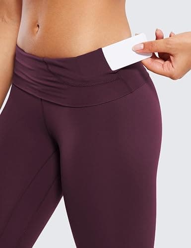 CRZ YOGA Butterluxe Super High Waist Leggings 28" - Full Length Buttery Soft Womens Yoga Pants Over Belly thumbnail 4