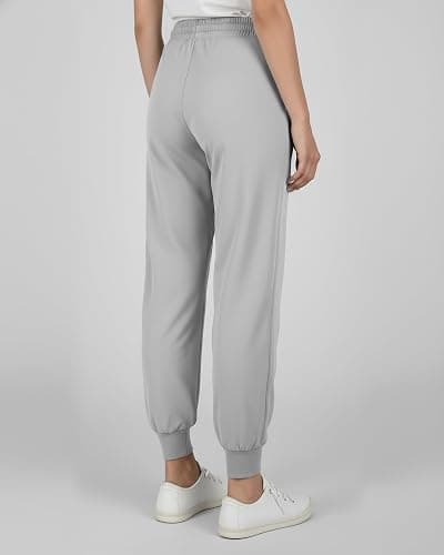 Real Essentials 3 Pack: Girls' Dry-Fit Jogger Sweatpants - Kids Teens Running Athletic Pants with Pockets (Sizes: 4-16) thumbnail 6
