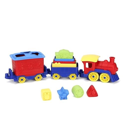 Green Toys Mickey Mouse & Friends Stack & Sort Train thumbnail 3