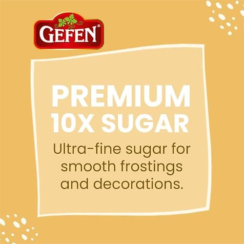 Gefen Confectioners Sugar Shaker, 8.8oz | Powdered Sugar Duster | Corn Free | Gluten Free | Premium Confection Sugar | Kosher thumbnail 6
