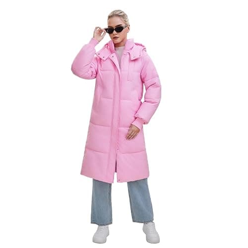 PUFFIT Long Puffer Jacket for Women,2025 Thickened Winter Coat Hooded with Deep Pockets, Ladies Warm Winter Jacket thumbnail 4