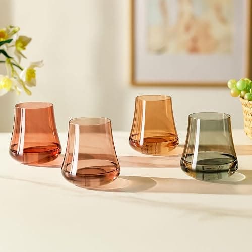 Imourari Crystal Stemless Wine Glasses (Set of 4) thumbnail 8