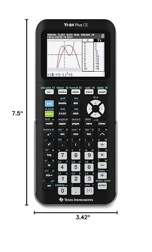 Texas Instruments TI-84 Plus CE Color Graphing Calculator, Black thumbnail 9