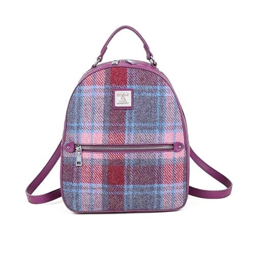 Strathurie Of Scotland Harris Tweed Backpack Lightweight Travel & Everyday Bag with Adjustable Straps thumbnail 7