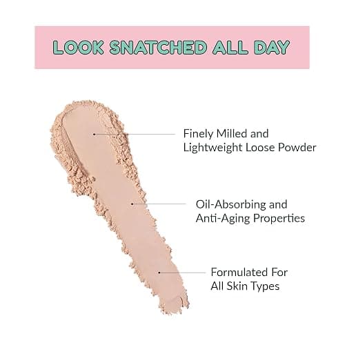 Kimchi Chic Beauty Puff Puff Pass Set and Bake Setting Powder for Makeup, Extra Fluffy Loose Face Powder Poof, Soft Natural Face Makeup for Uneven Skin Tone, 03 Translucent thumbnail 4