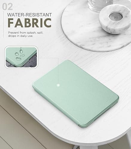 MoKo Case Fits 6" All-New Kindle (11th Generation-2024/2022 Release), Lightweight Shell Cover with Auto Wake/Sleep for Kindle 2024/2022 11th Gen e-Reader, Agave Green thumbnail 3