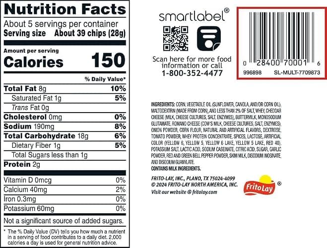Doritos, Mini Nacho Cheese, 5.12 Ounce thumbnail 6