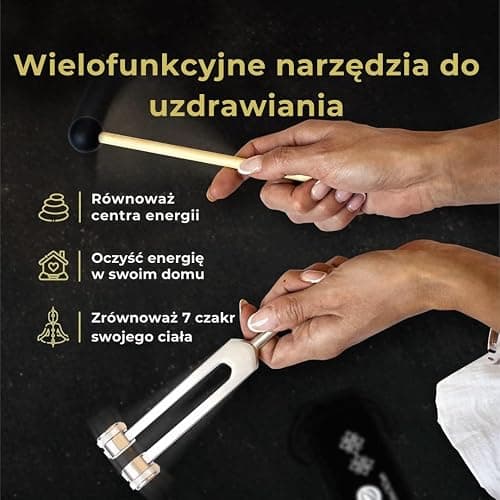 Tuning Forks for Healing Set (128Hz, 256Hz, 512Hz) — Essential Yoga and Meditation Accessories & Sound Therapy Devices thumbnail 3