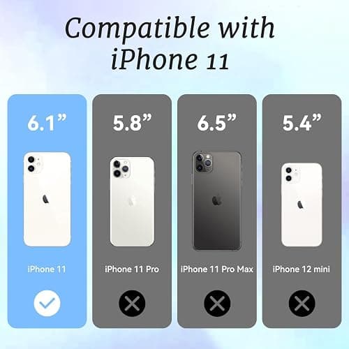 ChiCaseVer for iPhone 11 Case, Coastal Romantic Y2K Design with Military-Grade Drop Protection, Romantic Ocean Theme Ocean Theme TPU Cover with 1.5mm Camera Protection for Women Girls thumbnail 4