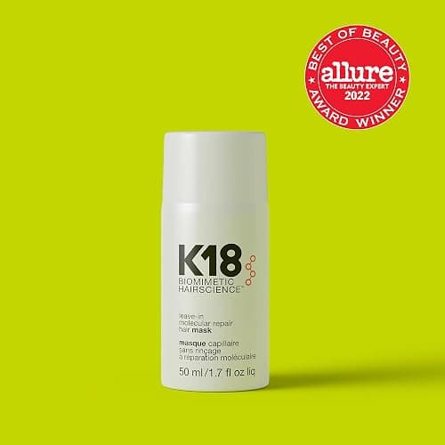K18 Leave-In Molecular Hair Mask, Repairs Dry or Damaged Hair, Reverse Hair Damage from Bleach, Color, Chemical Services & Heat thumbnail 6
