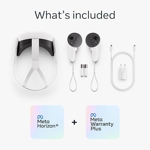 Meta Quest 3 512GB Virtual Reality Headset Bundle with 24 Months of Meta Horizon+ Games Subscription & Meta Warranty Plus Enhanced Protection, Low Monthly Price, As Low as 0% APR thumbnail 5